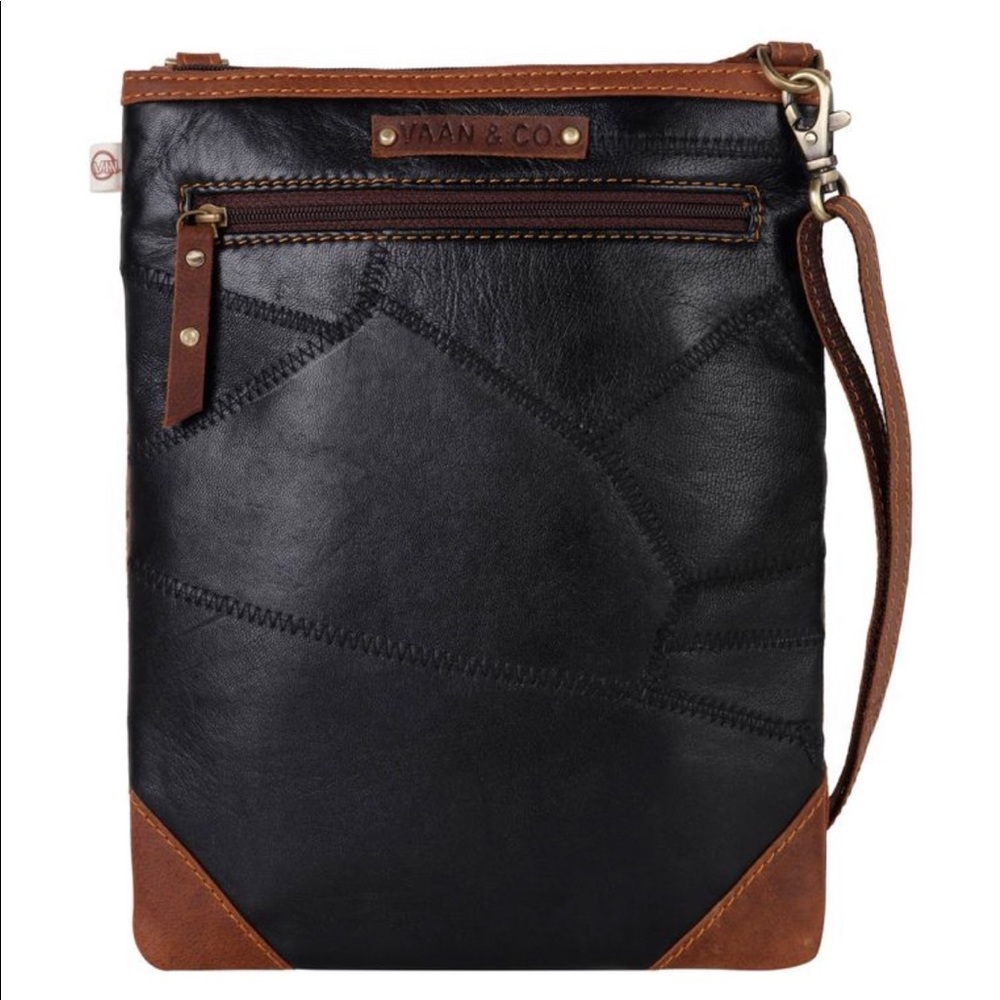 Upcycled Genuine Leather Crossbody - Picture 5 of 5